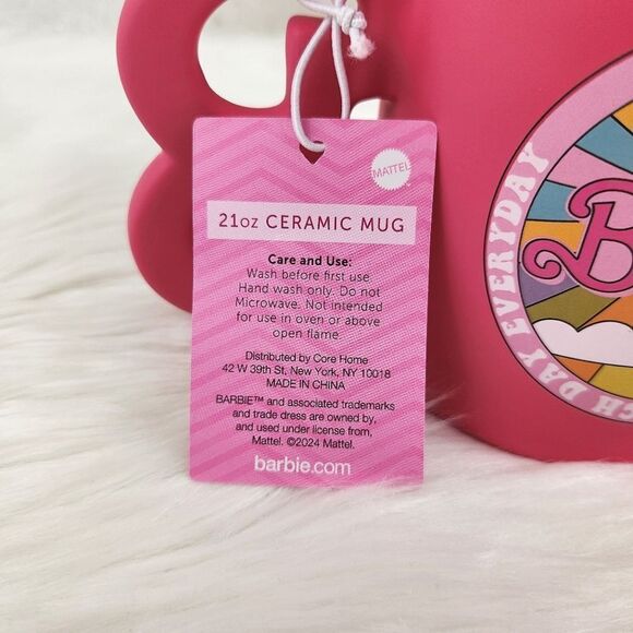 {Barbie} Pink Groovy Coffee Mug - Picture 3 of 4